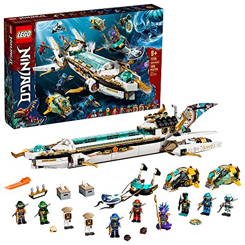 Lego Ninjago Hydro Bounty Building Set, Submarine Toy With Kai And Nya Minifigures, Ninja Toys, Gifts, Presents For Kids, Boys, Girls Age Plus Years Old