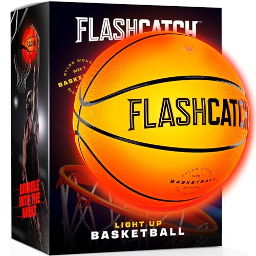 Light Up Basketball   Glow In The Dark Basketball   Sports Gear Accessories Gifts For Boys + Year Old   Kids, Teens Gift Ideas   Cool Teen Boy Toys Ages Age Outdoor Teenage