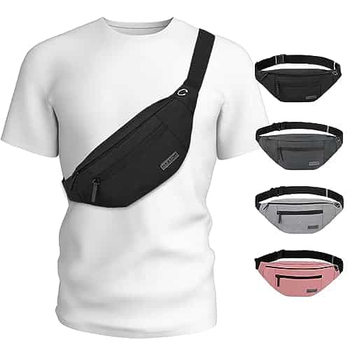 Maxtop Large Crossbody Fanny Pack Belt Bag For Women Men With Zipper Pockets Gifts For Enjoy Sports Yoga Festival Workout Traveling Running Hands Free Wallets Waist Pack Phone