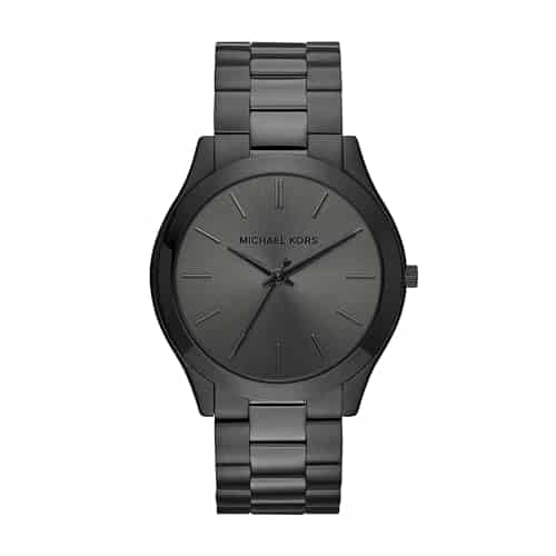 Michael Kors Men'S Slim Runway Black Watch Mk