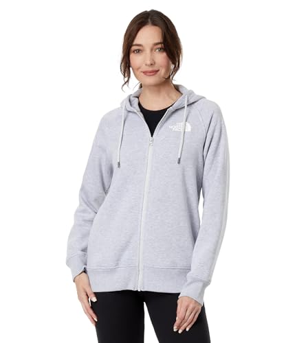 The North Face Brand Proud Full Zip Hoodie Tnf Light Grey Heather Md