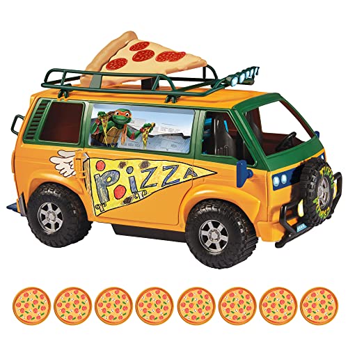 Teenage Mutant Ninja Turtles Mutant Mayhem Pizza Fire Delivery Van By Playmates Toys