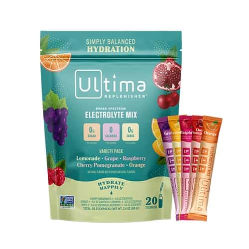 Ultima Replenisher Daily Electrolyte Drink Mix  Original Variety, Stickpacks  Hydration Packets With Electrolytes & Minerals  Keto Friendly, Vegan, Non  Gmo & Sugar Free Elect