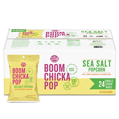 Angie'S Boomchickapop Sea Salt Popcorn, Oz. (Pack Of )