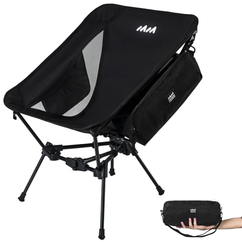 Mission Mountain Ultraport Portable Camping Chair, Lightweight Foldable Chair, Ultralight Backpacking Chair For Outdoor Camp, Hiking, Travel, Beach, And Picnic   Compact Desig