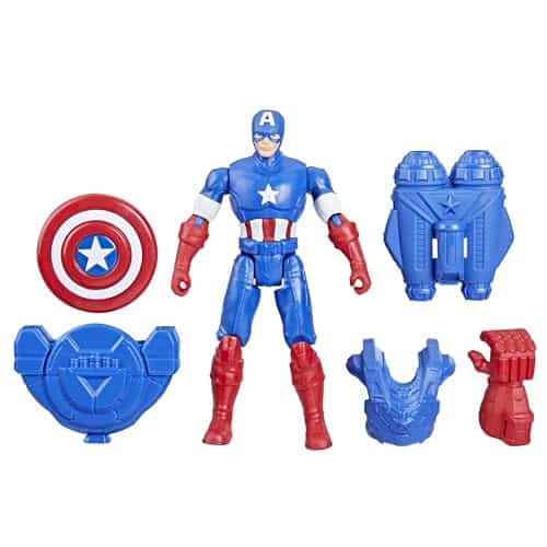 Marvel Epic Hero Series Battle Gear Captain America Action Figure, Inch, Avengers Super Hero Toys For Kids Ages And Up