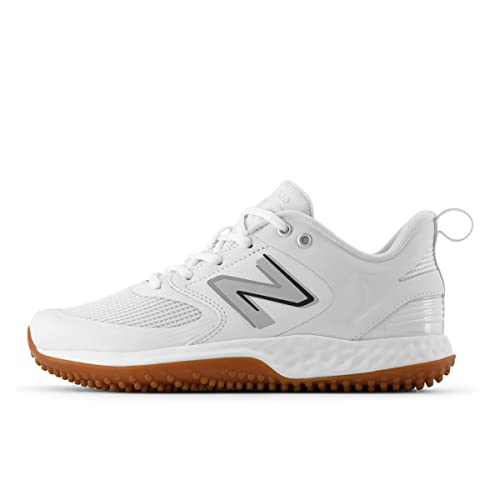 New Balance Women'S Fresh Foam Velo Vturf Trainer Softball Shoe, Whitewhite,