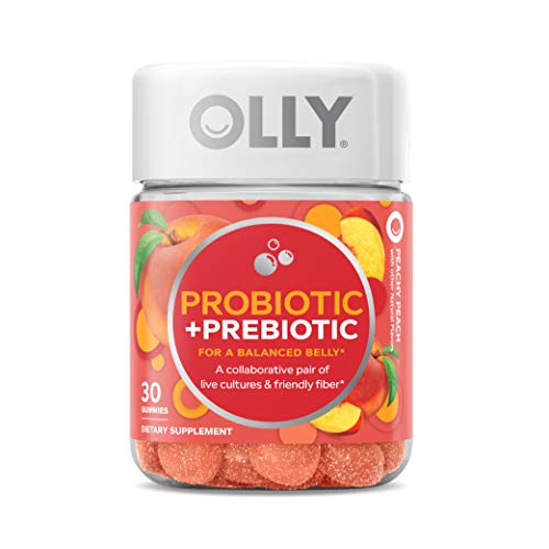 Olly Probiotic + Prebiotic Gummy, Peach, Count, Count, (Pack Of )