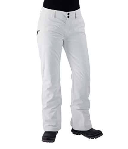 Obermeyer Malta Pants For Women   Adjustable Fleece Lined Waistband And Reinforved Hemline, Fashionable And Casual Pants White R