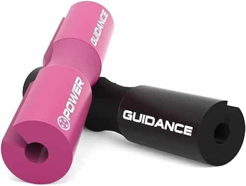 Power Guidance Barbell Squat Pad   Neck & Shoulder Protective Pad   Great For Squats, Lunges, Hip Thrusts, Weight Lifting & More   Fit Standard And Olympic Barsblack