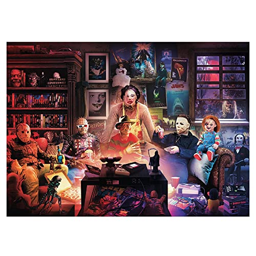 Toynk Horror Night Watch Party Piece Jigsaw Puzzle By Rachid Lotf