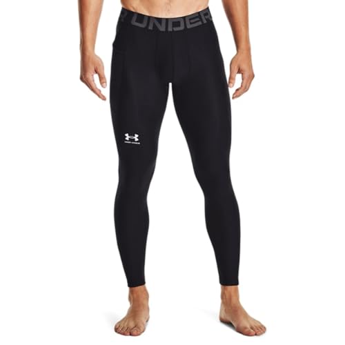 Under Armour Men'S Armour Heatgear Leggings , Black ()Pitch Gray , Large