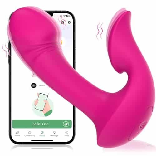 Wearable Vibrator With Strong Clip With App Remote Control Vibrator Panties G Spot Invisible Vibrators Massager Adult Sex Toys Gifts For Women Rechargeable