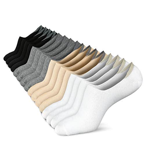 Wernies No Show Socks Women Low Socks Short Socks For Flats Non Slip Thin Liner Socks,